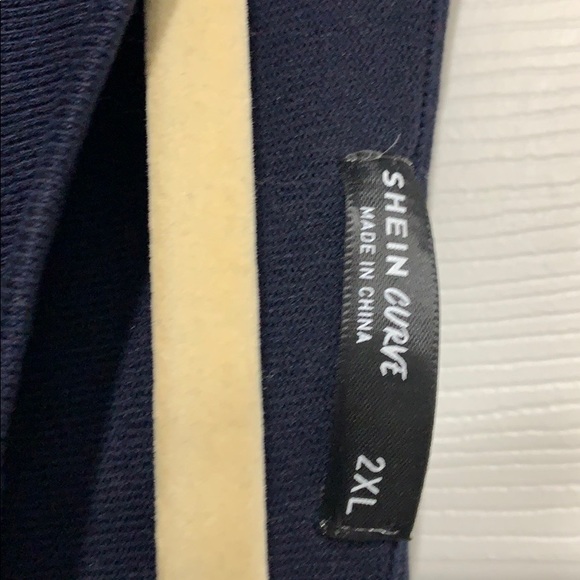 SHEIN navy blue sweater.  Never worn. - Picture 3 of 3